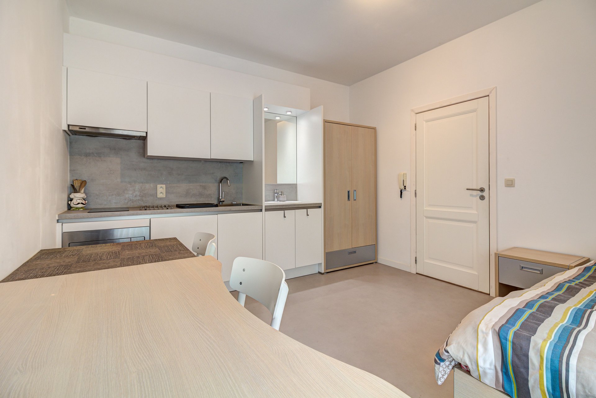 Belle chambre d'étudiant avec cuisine privée située Waversebaan 3001 Heverlee (Louvain) — Studio à Louvain — photo 5/8