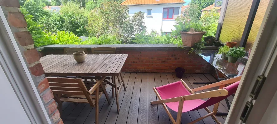 Chambre à louer avec bureau et douche (terrasse +jardin)  - Proche ULB - VUB — Colocation à Bruxelles — photo 6/7